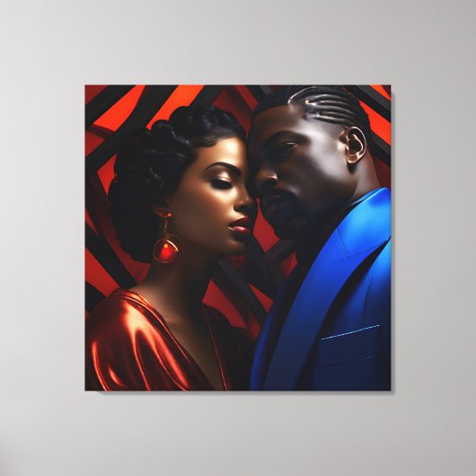Afrikaanse mode kunst canvas afdruk (Voorkant)