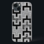 Afrikaanse modedoek met geometrische patronen iPhone 13 hoesje<br><div class="desc">Deze foto is gemaakt door Norman Wyatt,  Jr. in de stijl van een Afrikaanse modder. De textielstof van de modder is afkomstig uit Mali en is een teken van culturele identiteit. Toon uw liefde voor wereldwijde cultuur en geometrische patronen door deze afdruk aan te schaffen!</div>