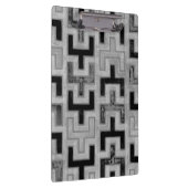 Afrikaanse modedoek met geometrische patronen klembord (Rechts)