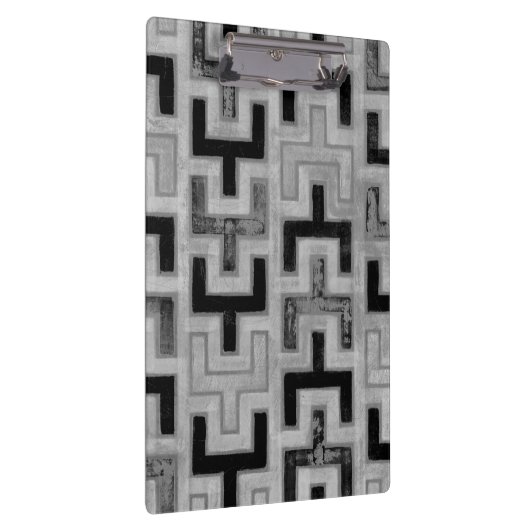 Afrikaanse modedoek met geometrische patronen klembord (Rechts)