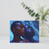 Afrikaanse modekunst briefkaart (Staand voorkant)
