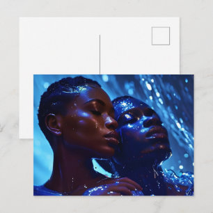 Afrikaanse modekunst briefkaart