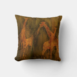 Afrikaanse modellen - Giraffes Art Designer Pillow Kussen