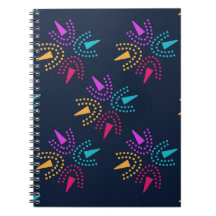 Afrikaanse moderne chic sterren - marineblauw 
