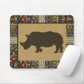 Afrikaanse moeddoek en Rhino Muismat (Met muis)