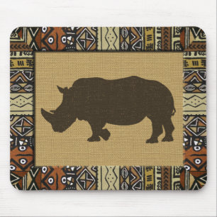 Afrikaanse moeddoek en Rhino Muismat