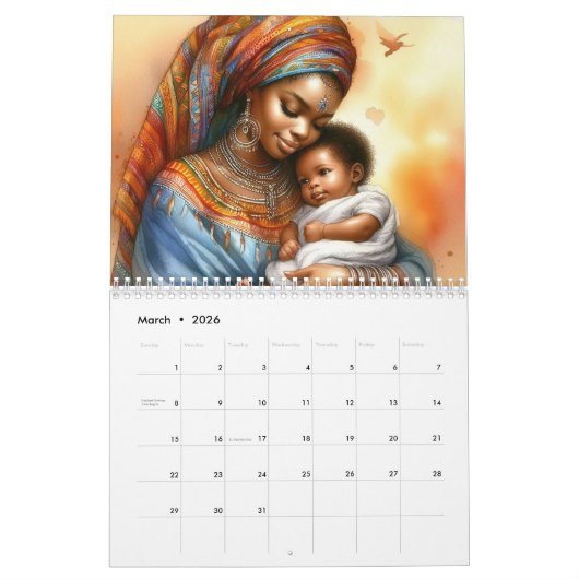 Afrikaanse moeders kalender (Mar 2026)