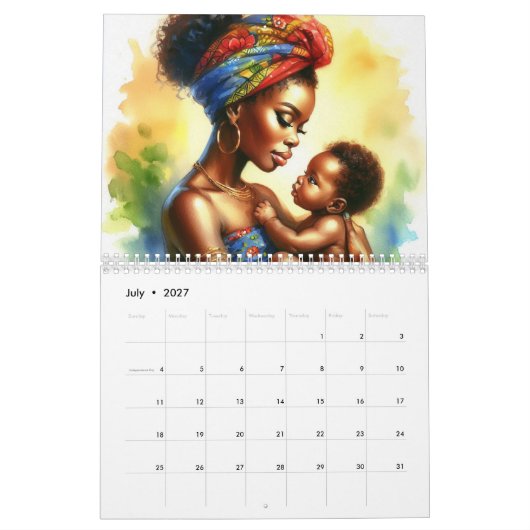 Afrikaanse moeders kalender (Jul 2027)