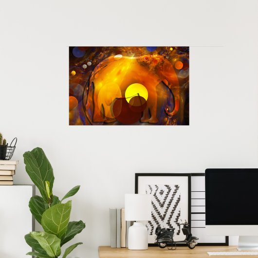 Afrikaanse moerassen poster (Thuiskantoor)