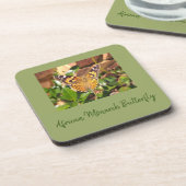 Afrikaanse monboogvlinder bier onderzetter (Linkerzijde)