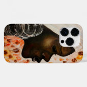 Afrikaanse mooie vrouw iPhone Case (Achterkant (horizontaal))