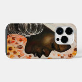 Afrikaanse mooie vrouw iPhone hoes Hoesje (Achterkant horizontaal)