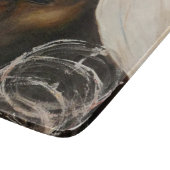 Afrikaanse mooie vrouw snijplank (Hoek)