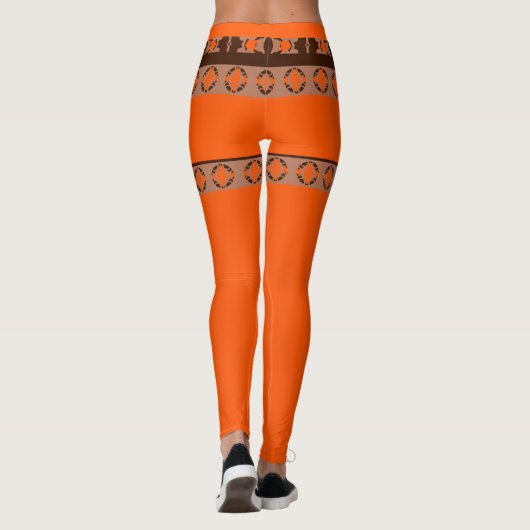 Afrikaanse motief leggings (Achterkant)