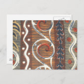  Afrikaanse Motif Art Print Briefkaart (Voorkant / Achterkant)
