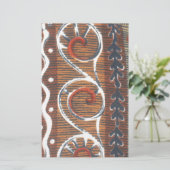  Afrikaanse Motif Art Print Briefpapier (Staand voorkant)