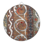 Afrikaanse Motif Art Print Dartbord (Voorkant)