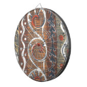  Afrikaanse Motif Art Print Dartbord (Voorkant Rechts)