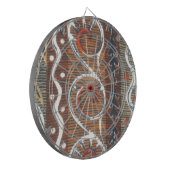  Afrikaanse Motif Art Print Dartbord (Voorkant Links)
