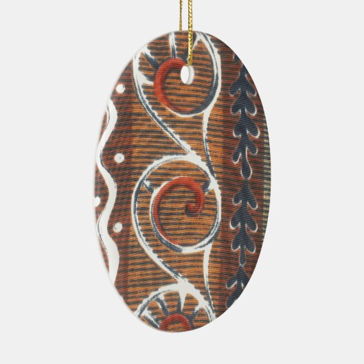  Afrikaanse Motif Art Print Keramisch Ornament (Rechts)