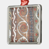  Afrikaanse Motif Art Print Metalen Ornament (Links)