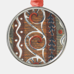  Afrikaanse Motif Art Print Metalen Ornament