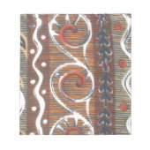  Afrikaanse Motif Art Print Notitieblok (Voorkant)