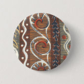  Afrikaanse Motif Art Print Ronde Button 5,7 Cm (Voorkant)