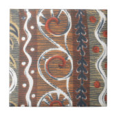 Afrikaanse Motif Art Print Tegeltje (Voorkant)