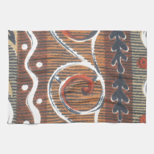  Afrikaanse Motif Art Print Theedoek (Horizontaal)
