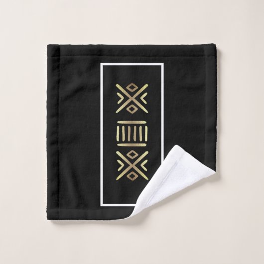 Afrikaanse Motif Bad Handdoek (Wasdoekje)