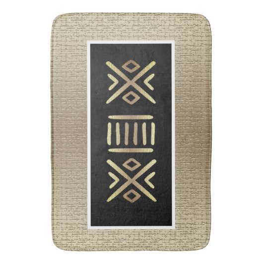 Afrikaanse Motif Badmat (Voorkant Verticaal)