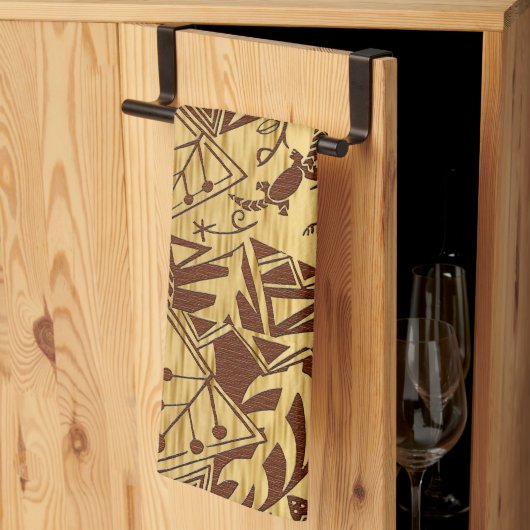 Afrikaanse Motif Theedoek (Derde Gevouwen)