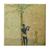 Afrikaanse Motiff Tegeltje (Voorkant)