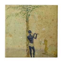 Afrikaanse Motiff Tegeltje