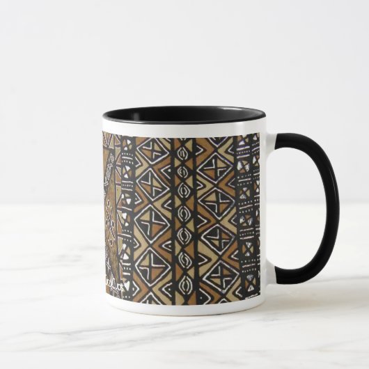 Afrikaanse Mudcloth 002 Mok (Rechts)