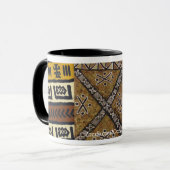 Afrikaanse Mudcloth 002 Mok (Voorkant links)