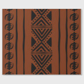 Afrikaanse Mudcloth geïnspireerd inpakpapier (Vlak)
