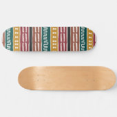 Afrikaanse mudcloth Rastafarian Persoonlijk Skateboard (Horizontaal)