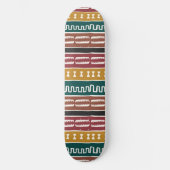 Afrikaanse mudcloth Rastafarian Persoonlijk Skateboard (Voorkant)