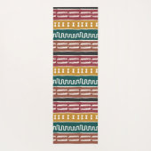 Afrikaanse mudcloth Rastafarian Yogamat (Achterkant)