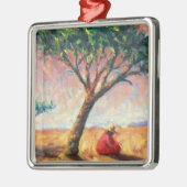 Afrikaanse namiddag 2003 metalen ornament (Links)