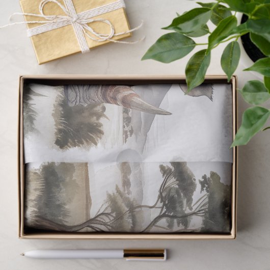 Afrikaanse neushoorn tissuepapier (Geschenk)