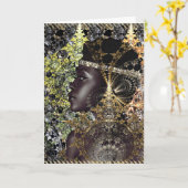 Afrikaanse Oerwoud Flower Kaart (Gele Bloem)