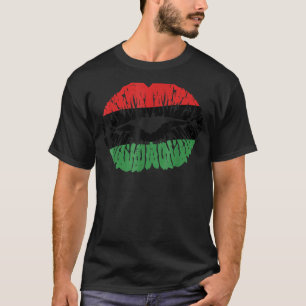 Afrikaanse olieten Afrika vlag Zwarte geschiedenis T-shirt