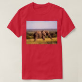 Afrikaanse olifant 1 t-shirt (Design voorkant)