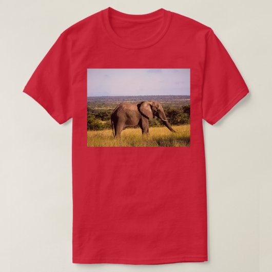 Afrikaanse olifant 1 t-shirt (Design voorkant)