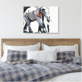 Afrikaanse olifant 2012 canvas afdruk (Insitu (Slaapkamer))