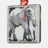 Afrikaanse olifant 2012 metalen ornament (Links)