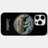 Afrikaanse olifant art print Case-Mate iPhone case (Achterkant (horizontaal))